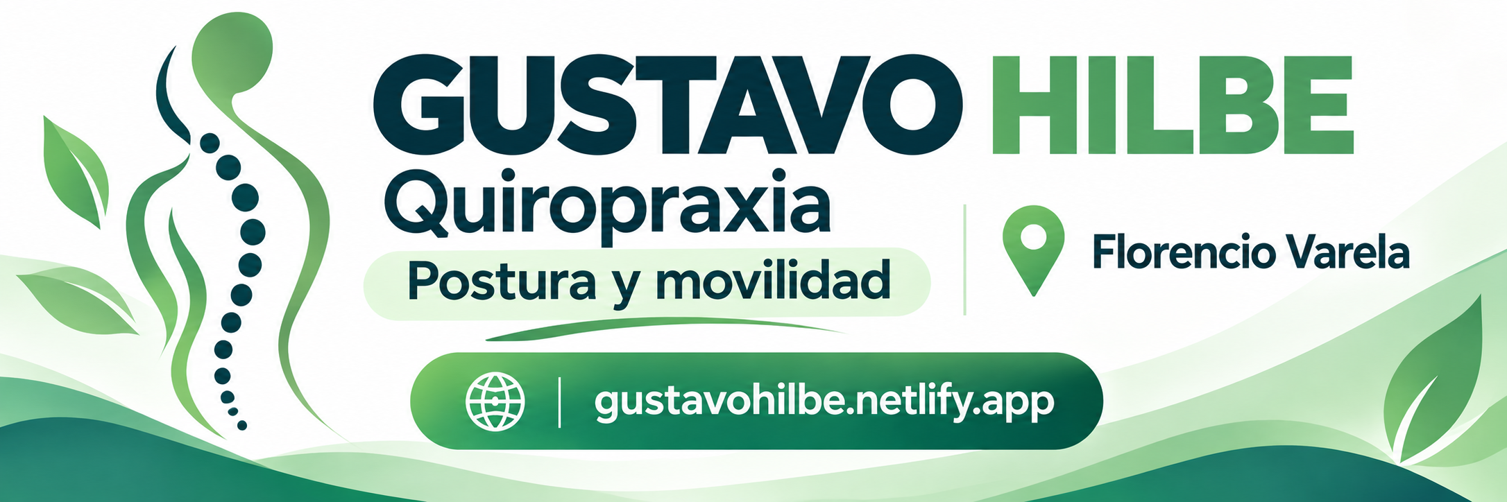 Flyer de Gustavo Hilbe