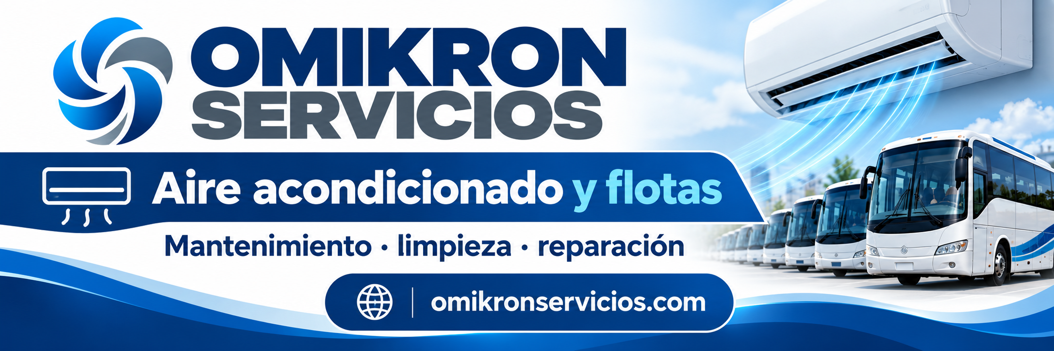 Flyer de Omikron Servicios